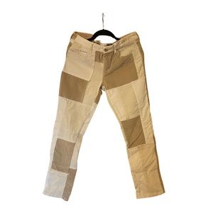 Anthropologie Pilcro Patch Corduroy Pants